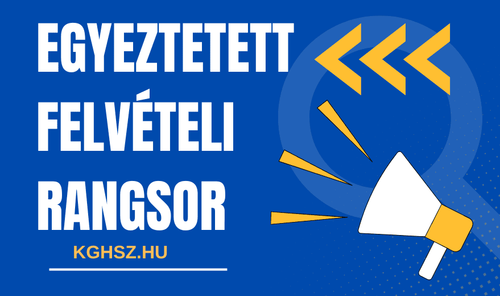 Egyeztetett felvételi rangsor 