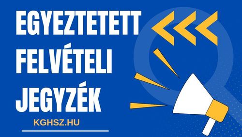 Egyeztetett felvételi jegyzék